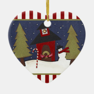 Décoration En Céramique Personalized Teacher Holiday Gift Ceramic Ornament