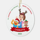 Décoration En Céramique Personalized Toddler Ornament, Ms. Rachel Ornament (Gauche)