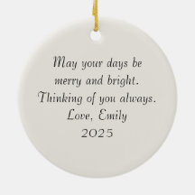 Personalized Watercolor Christmas