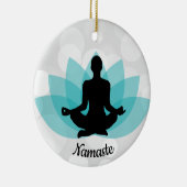 Décoration En Céramique Personalized Yoga Pose Ornament (Droite)