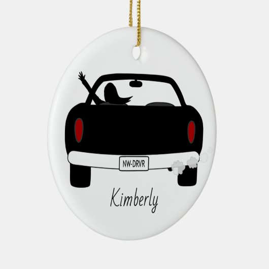 Décoration En Céramique Personnalisation d'une nouvelle conductrice (Droite)