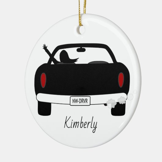 Décoration En Céramique Personnalisation d'une nouvelle conductrice (Gauche)