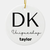 Décoration En Céramique Personnalisé (Devant)