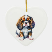 Décoration En Céramique Personnalisé Cavalier King Charles Spaniel Puppy (Devant)