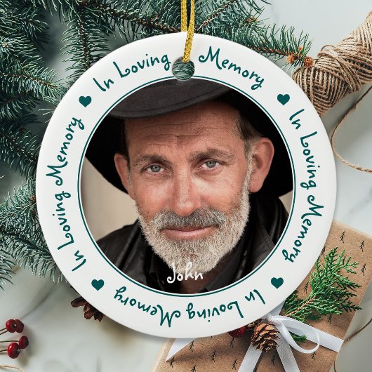 Décoration En Céramique Personnalisé Dans Love Memory Keepsaké Photo