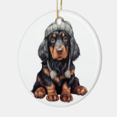 Décoration En Céramique Personnalisé Gordon Setter Dog (Gauche)