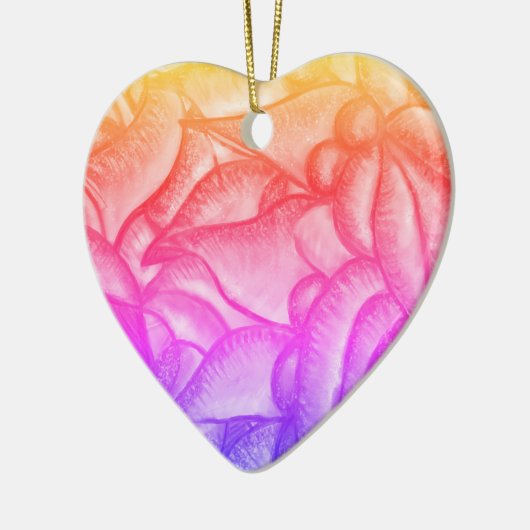 Décoration En Céramique Personnalisé Je t'aime Pendentif du coeur (Gauche)