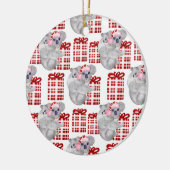 Décoration En Céramique Personnalisé Noël Koalas White (Gauche)