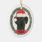 Décoration En Céramique Personnalisé noir grand Danse (Droite)