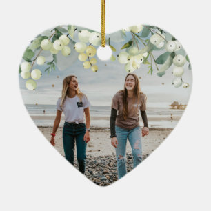 Décoration En Céramique Personnalisé pour tout le monde Photo Coeur en for