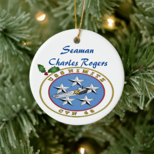 Décoration En Céramique Personnalisé USS Nimitz CVN 68