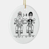 Décoration en céramique personnalisée pour Mariage (Droite)