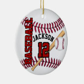 Décoration En Céramique Personnaliser ⚾ baseball (Droite)