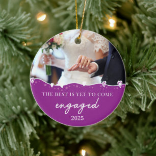 Décoration En Céramique Personnaliser Engagé 2025 - Le Meilleur Est Encore