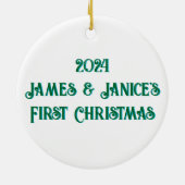 Décoration En Céramique Personnaliser l'ornement Cercle en céramique (Dos)