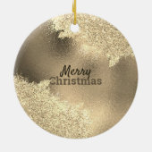 Décoration En Céramique Personnalisez votre photo Arbre de Noël Décor cade (Dos)