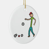 Décoration En Céramique Petanque (Droite)