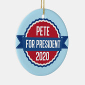 Décoration En Céramique Pete Buttigieg pour le Président 2020 (Droite)