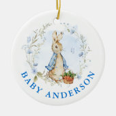 Décoration En Céramique Peter Rabbit Baby Coming Soon (Devant)