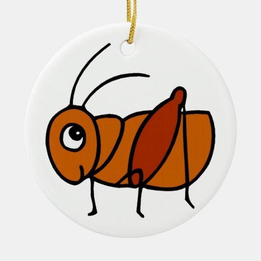 Décoration En Céramique Petit cricket (Devant)