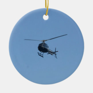 Décoration En Céramique Petit hélicoptère noir