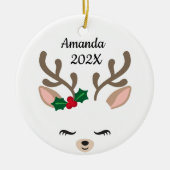 Décoration En Céramique Petit renne personnel (Devant)