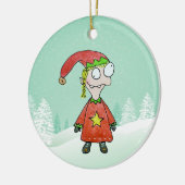 Décoration En Céramique Petite fille elfe (Gauche)