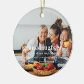 Décoration En Céramique Petite-fille | Photo Keepsaké Noël (Gauche)