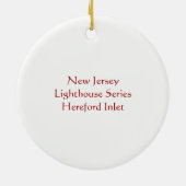 Décoration En Céramique Phare d'admission de Hereford (Dos)