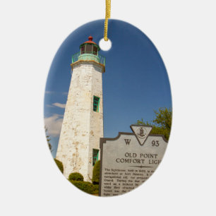Décoration En Céramique Phare de confort Old Point