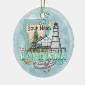 Décoration En Céramique Phare de Louisiane (Gauche)