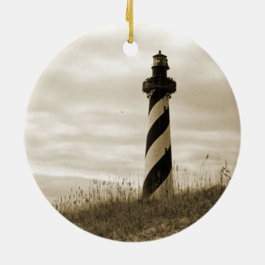 Décoration En Céramique Phare du Cap Hatteras (Dos)