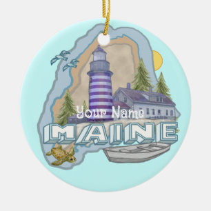 Décoration En Céramique Phare du Maine