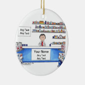 Décoration En Céramique Pharmacien - femelle (Droite)