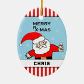 Décoration En Céramique Pharmaciste Noël Collectif (Devant)