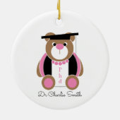 Décoration En Céramique Phd félicitations (Dos)