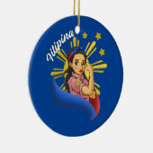 Décoration En Céramique Philippines Pinay Fierté Philippine Fière (Droite)