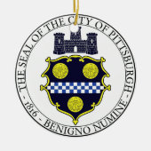 Décoration En Céramique Phoque de Pittsburgh (Devant)