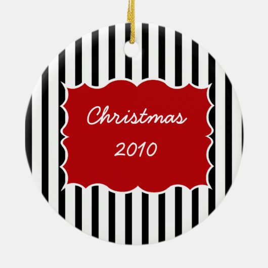 Décoration En Céramique Photo Arbres et Stripes (Dos)