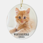 Décoration En Céramique Photo Cat (Gauche)