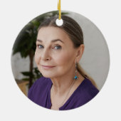 Décoration En Céramique Photo commémorative de Noël dans le ciel (Dos)