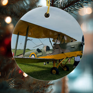 Décoration En Céramique Photo d'avion d'aviation Noël Cer personnalisé