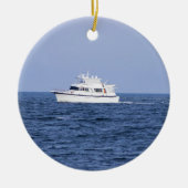 Décoration En Céramique Photo de bateau (Devant)