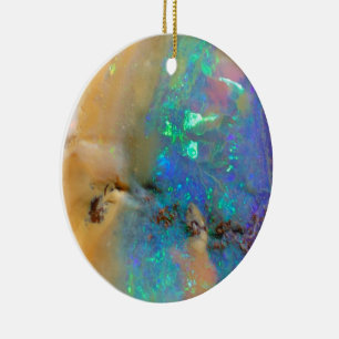 Décoration En Céramique Photo de famille Opal Gemstone Personnalisé Cryst