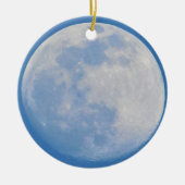 Décoration En Céramique Photo de la lune (Devant)