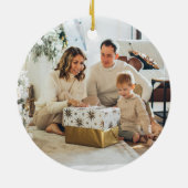 Décoration En Céramique Photo de l'arbre de Noël de Nutcracker (Dos)