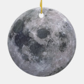 Décoration En Céramique Photo de lune grise (Dos)