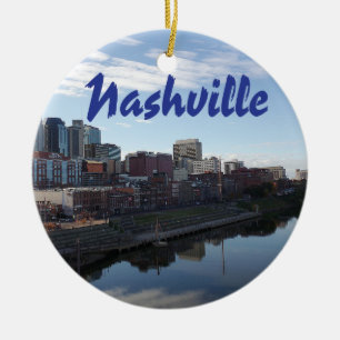 Décoration En Céramique Photo de Nashville Tennessee avec l'horizon de
