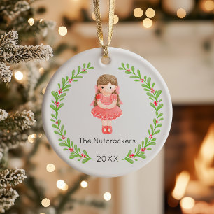 Décoration En Céramique Photo de Noël Clara