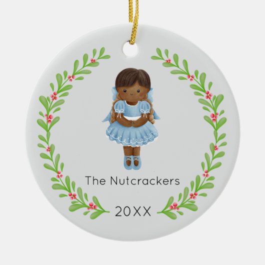 Décoration En Céramique Photo de Noël Clara (Devant)